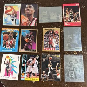 David Robinson 12 Card Lot NM 91 92 Holos AW6 AW7 All Star UDCC Hoops Fleer HOF